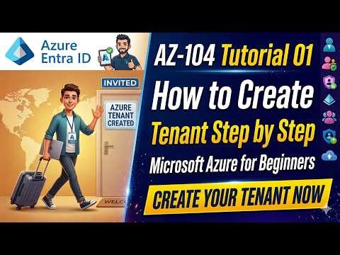 AZ-104 Tutorial 01 | How to Create Azure Tenant Step by Step | Microsoft Azure for Beginners