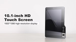 Mobile Biometric Android Tablet Digital Signature Pad with Fingerprint Scanner and NFC Card Reader