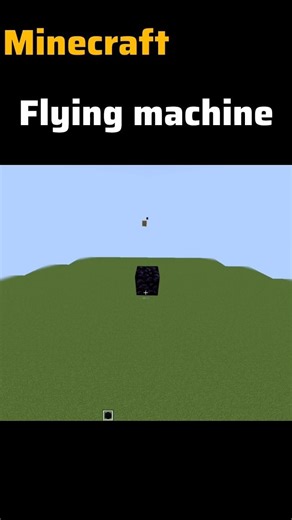 Minecraft flying Machine #tutorial #subscribe