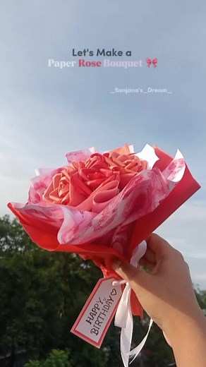 Rose Bouquet tutorial 🎀 sorry for bad camera quality 😓 Do some copylink please