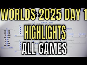 Highlights ALL GAMES Worlds 2025 Day 1