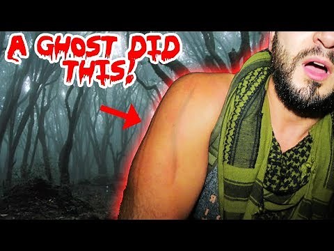 A GHOST DID THIS TO ME IN SLENDERMAN HAUNTED FOREST! | MOE SARGI