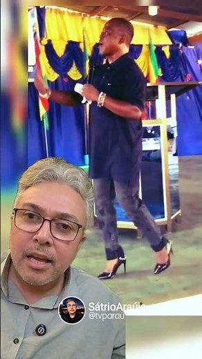 PASTOR QUE OREGA USANDO SAPATO ALTO