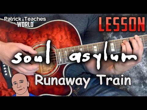 Runaway Train-Soul Asylum-Guitar Lesson-Tutorial-How to Play-Chords Easy