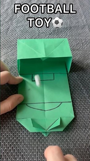 ⚽ Easy Origami Football Game Tutorial | How to Make a Paper Football Toy