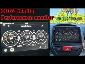 Performance Monitor(OBD2 Monitor) pour Android Auto!! Comment surveiller l'état de santé de véhicule