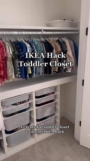 One of my favorite projects - our IKEA toddler closet! Love a good #onthisday post 😊 it’s been almost a full two years with the closet and it’s still holding up great. He is getting bigger so we’ll likely upgrade soon but I already know where I’ll repurpose everything - it was the perfect affordable project at the time for us! #ikeahack #toddlercloset