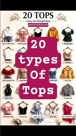 Best Types of Tops for Your Next Stylish Outfit