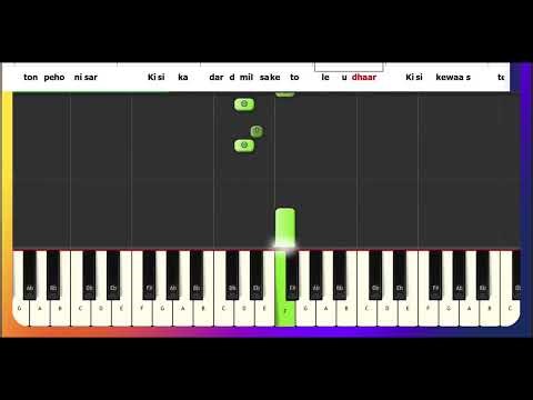 Piano Keyboard (Easy Hindi Bollywood Songs) #00003