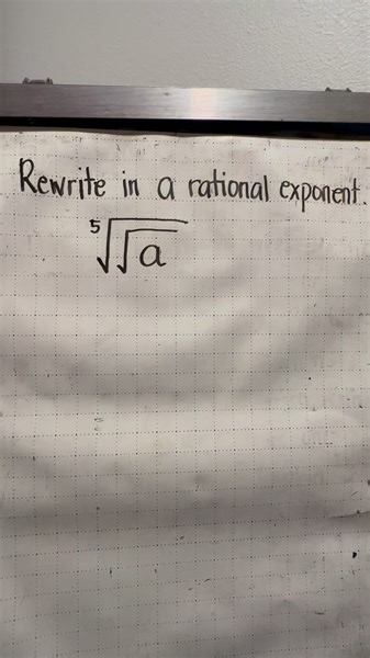 Rewriting expression with rational exponents #mathematics #tutorial #titserlesson #teacherlife #fbreels #adsonreels #fbviral #fypシ゚ #everyone | Titser Gaming