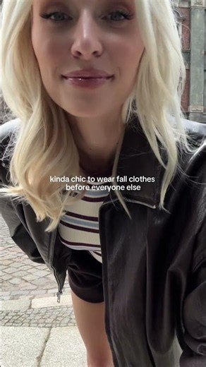 kinda chic to wear fall cloths before everyone else 🍂 #aboutyou