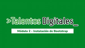 Instalación de Bootstrap