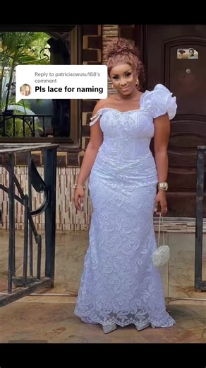 Blue Lace Styles for Naming Ceremony