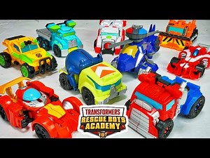 Transformers Rescue Bots Academy New Optimus Prime Trailer Hot Shot Wedge Salvage 1 Step Changers