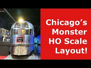HO Layout tour of the Chicago Science and Industry Museum model rail travel from Chicago to Seattle