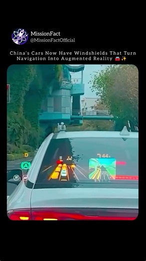 Next-Gen Navigation on Your Windshield 🛣️🚀 #shorts