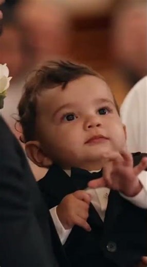 Baby Objects at Mom & Dad’s Wedding 😂💍#WeddingMoment #FunnyBaby #ViralReel