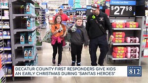 25K views · 583 reactions | Children got a police escort before Christmas shopping! Here's what first responders in Decatur County did for less fortunate kids this weekend: | The 812 | Facebook