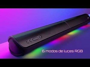 Energy Sistem GAMING SOUNDBAR ESG 4 - Altavoz gamer con sonido envolvente y luces RGB