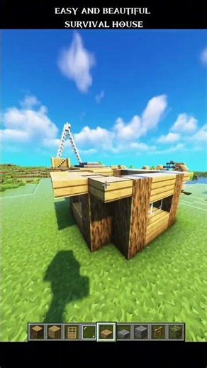 Minecraft Easy & Beautiful Survival House 🤩🏡