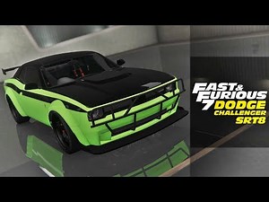 Dodge Challenger SRT8 | Letty's Car | Fast and Furious 7 | Gta 5 Online (Movie Vehicles #3)