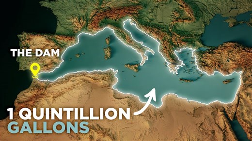 The wild plan to drain the Mediterranean Sea explained