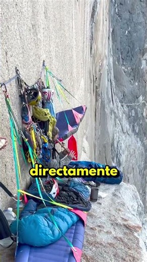 Climbers SLEEPING 1,000 METERS HIGH... 🏔️