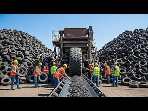 From Waste to Wheels: Inside the Revolutionary Modern Tire Manufacturing (Full Process)