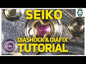 Seiko Diashock & Diafix Jewel Setting Tutorial - Removal & Installation