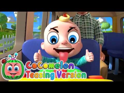 Wheels On The Bus | Cocomelon in Teasing Tongue Version