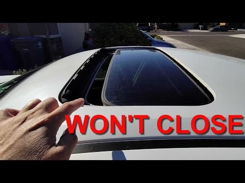 How to Fix the Moonroof of Honda, Acura that Won't Close Completely