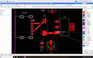 《嵌入式系统设计》第二章作业：stm32最小系统板PCB设计-电源部分布线