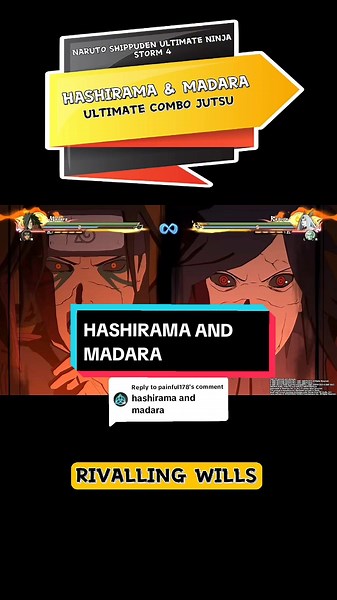 Ultimate Combo Jutsu featuring Hashirama Senju and Madara Uchiha