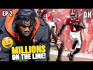 6’6” 340 LB Jordan Davis Goes Axe Throwing!? Jameson Williams & Najee Harris Prep For NFL Combine!