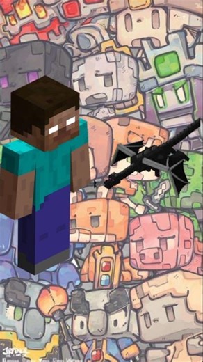 Minecraft Herobrine vs Ender dragon #minecraft #herobrine #enderdragon #vs #shorts