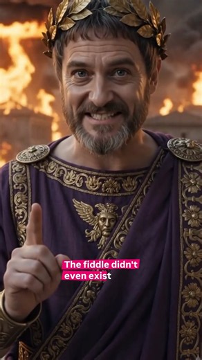 Nero NEVER Played the Fiddle 🔥 #ancientegypt #didyouknow #historicalfacts