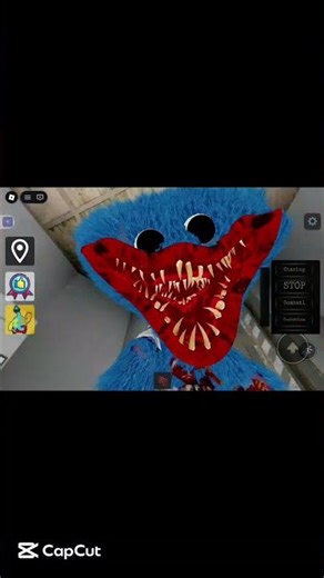 huggy wuggy jump scare #butifyoucloseyoureyes #roblox