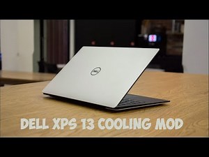 Dell XPS 13 (9360) Cooling Mod for dummies