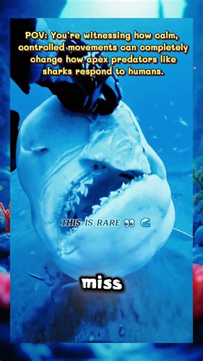 Rare Shark Moment Caught on Camera #shorts #ocean #wildlife