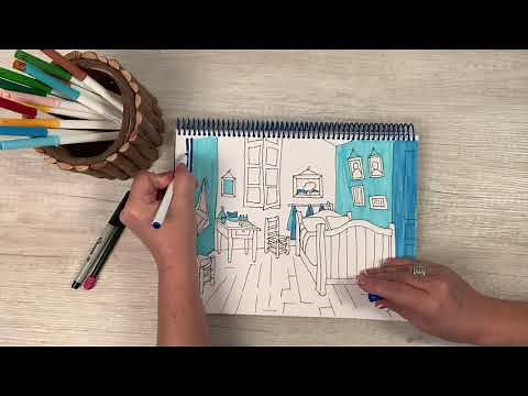 How to Draw van Gogh's "The Bedroom"