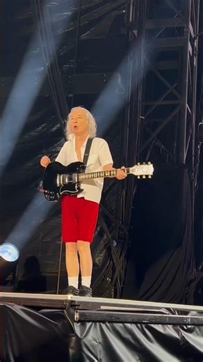 The cannons are loaded as AC/DC perform "FOR THOSE ABOUT TO ROCK"! 💥⚡ #ACDC #PowerUpTour