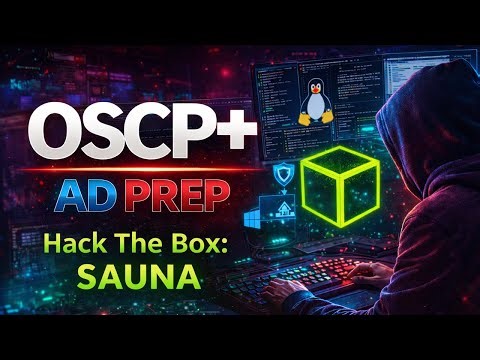 🐉OSCP+ AD Prep: Sauna Machine - Hack The Box!👽