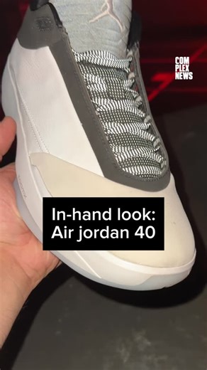 Complex Sneakers on Instagram: "First detailed look at the Air Jordan 40 👀 What are your thoughts on the new model?"