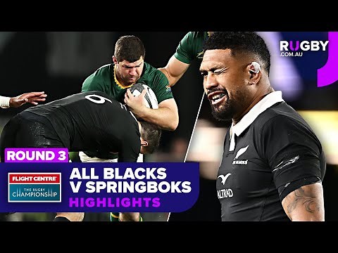 New Zealand v South Africa Highlights | Round 3 | The Rugby Championship 2025