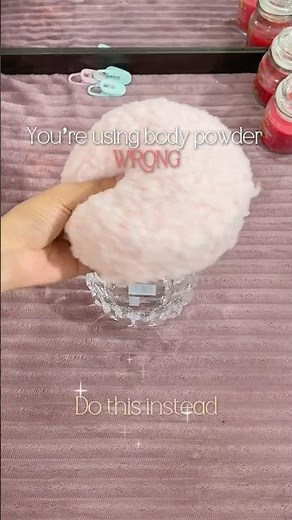 Body powder lasts 3x longer with this trick #routine #aesthetic #selfcare