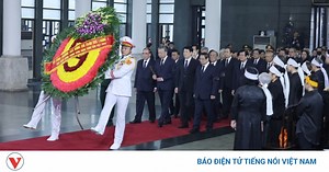 Cử hành trọng thể Lễ viếng nguyên Chủ tịch nước Trần Đức Lương