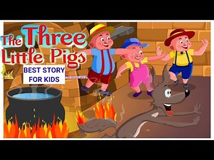 Three Little Pigs Story | Kids Moral Story.