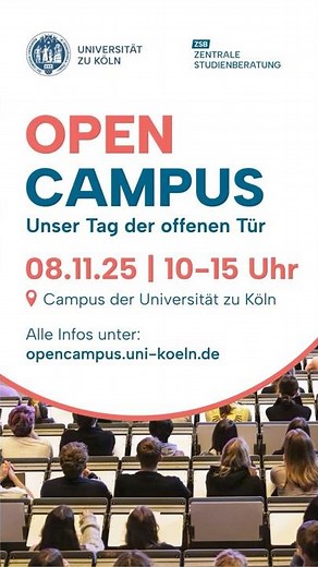Open Campus 2025 #uniköln #unicologne #loveyouruni #infoday #opencampus #cologne #köln