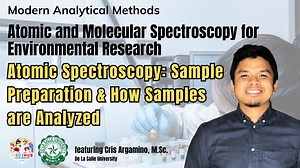2.6K views · 25 reactions | Modern Analytical Methods: Atomic and Molecular Spectroscopy for Environmental Research Atomic Spectroscopy: Sample Preparation & How Samples are Analyzed Featuring Cris Argamino, M.Sc., De La Salle University #filscihub #filipinosciencehub #analyticalmethods #STEMed #chemistry #stemeducation | Filipino Science Hub | Facebook