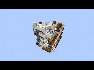 AFK Tree Farm (Fully Automatic) [9x9x11] Minecraft 1.10/1.9